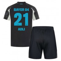 Echipament fotbal Bayer Leverkusen Amine Adli #21 Tricou Treilea 2024-25 pentru copii maneca scurta (+ Pantaloni scurti)